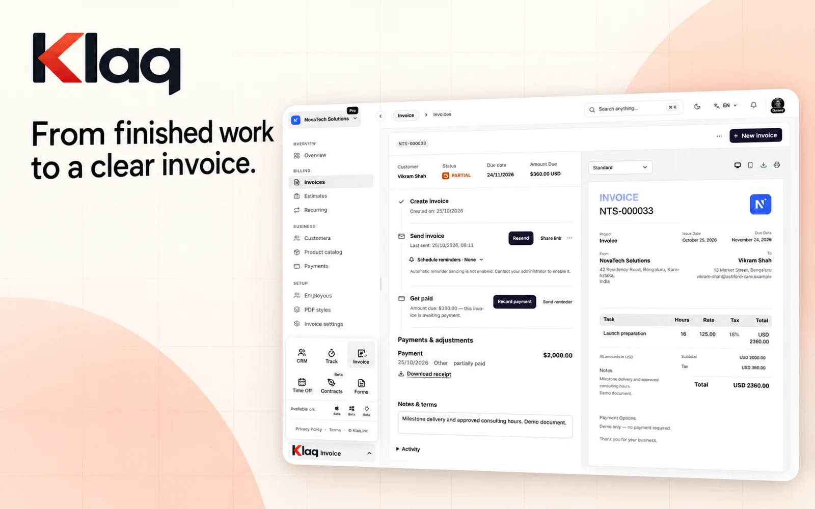 Bring your invoices and payments together
